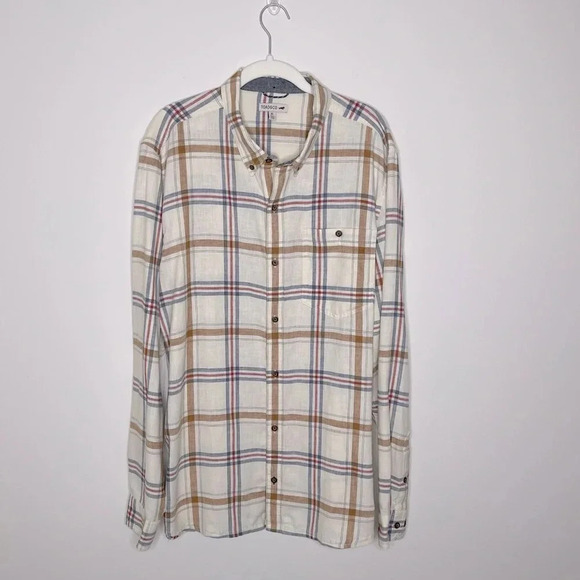Men Toad & Co Airsmyth Long Sleeve Lightweight Flannel Shirt sustainable comfy - Picture 2 of 12